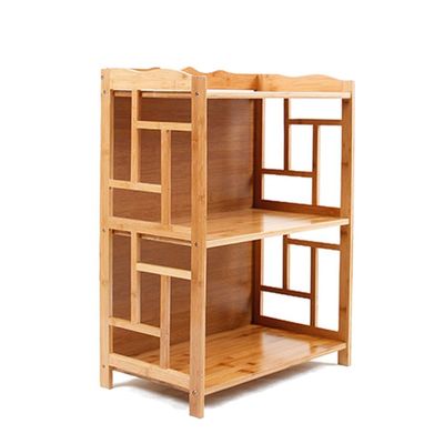 FUFU Storage Shelves Adjustable Shelving Unit Bookshelf Storage Rack Plant Stand (Natural) (Size : 2-Tier)