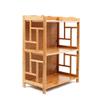 FUFU Storage Shelves Adjustable Shelving Unit Bookshelf Storage Rack Plant Stand (Natural) (Size : 2-Tier) view 1