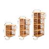 FUFU Storage Shelves Adjustable Shelving Unit Bookshelf Storage Rack Plant Stand (Natural) (Size : 2-Tier) view 2