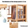 FUFU Storage Shelves Adjustable Shelving Unit Bookshelf Storage Rack Plant Stand (Natural) (Size : 2-Tier) view 4