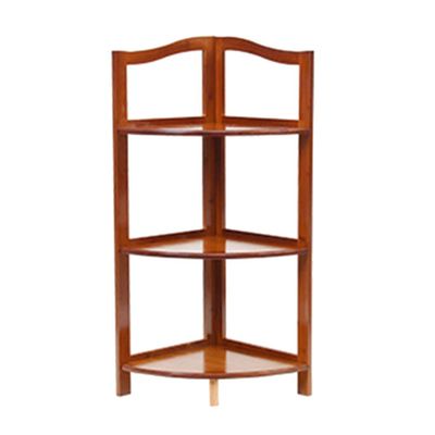 FUFU Bamboo Bookshelf, Economical Bedroom Bookshelf Living Room Floor Personality Creative Children Bookshelf-Select The Size (Size : 3-Tier)