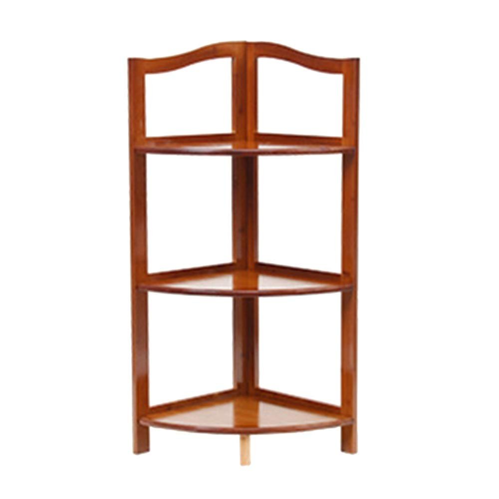 FUFU Bamboo Bookshelf, Economical Bedroom Bookshelf Living Room Floor Personality Creative Children Bookshelf-Select The Size (Size : 3-Tier)