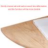 FUFU Wooden Corner ShelfRound Hanging Wall Mounted Floating Shelves Storage Display Racks Bedroom Home Dcor view 3