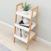 FUFU Bamboo Bookcase Kitchen Storage 3 Layers Standing Shelf Shoe Rack Flower Shelf Book Shelf 34.5x30x75cm view 2