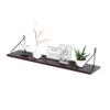 FUFU Wooden Wall Shelf, Hanging Book Shelf, CD DVD Shelf, Display Decoration, Wall-Mounted Picture Shelf, Photos, Awards (Color : A) view 1