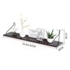 FUFU Wooden Wall Shelf, Hanging Book Shelf, CD DVD Shelf, Display Decoration, Wall-Mounted Picture Shelf, Photos, Awards (Color : A) view 2