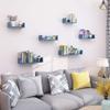 FUFU U-Shaped Wall-Mounted Display Decoration Shelf, Three-Piece Set, Suitable for Office, Living Room, Kitchen, Corridor, Bedroom view 2