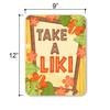Honey Dew Gifts Take A Liki 12 inch by 9 inch Funny Bar Bathroom Signs, Bathroom Decor Ideas, Funny Pool Decorations Outdoor, Swimming Pool Signs, Pool Decor, HDG-1311 view 2