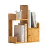 FUFU Bamboo Storage Shelf Bookcase with Drawers, DIY Desktop and Storage Shelf, Home and Office Bookcase view 1