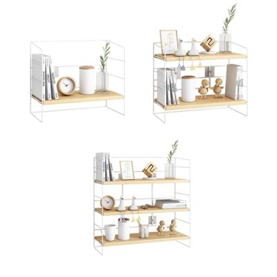 FUFU Floating Shelf Wall-Mounted 3 Simple and Modern Storage Racks for Bedroom Life