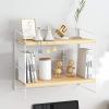 FUFU Floating Shelf Wall-Mounted 3 Simple and Modern Storage Racks for Bedroom Life view 2