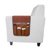 Luxury Leather Sofa Armrest Organizer, Non-slip Couch Sofa Chair Caddy with 5 Pockets for Phone, Book, Magazines, Tablet, Remote Control Holder Recliner Couch Tidy Hanging Storage Bag Arm Chair Tray view 2