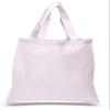Color Reusable Cotton Canvas Tote Bags,Grocery Tote Bag, Cotton Tote Shopping Bag, DIY Crafts, Gift Tote Bag For Wedding, Birthday, Promotion Giveaways (White) view 1