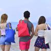 Color Reusable Cotton Canvas Tote Bags,Grocery Tote Bag, Cotton Tote Shopping Bag, DIY Crafts, Gift Tote Bag For Wedding, Birthday, Promotion Giveaways (White) view 3