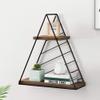 FUFU Industrial Iron Pipe Wall-Mounted Bookshelf, Household Wall-Mounted Bookshelf, Antique Bookshelf Bookcase, Kitchen, Bedroom, Living Room (Color : White) view 3