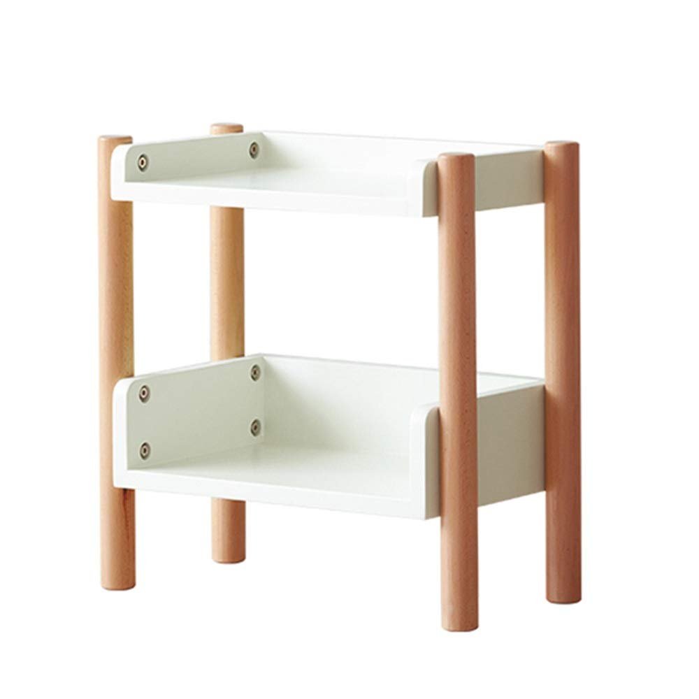 FUFU Two-Story Bookshelf Display Bookshelf Storage Box Table Can Be Adjusted and Independent, Used for Home Office Living Room (Size : 2-Tier)