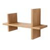 FUFU Wooden Wall Shelf, Wall Decoration, Used In Bedroom, Bathroom, Living Room, Kitchen, Home Office (Color : A) view 1