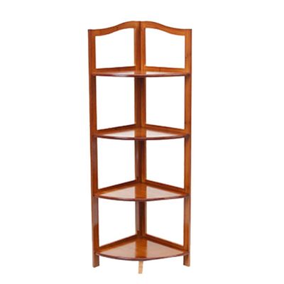 FUFU Bamboo Bookshelf, Economical Bedroom Bookshelf Living Room Floor Personality Creative Children Bookshelf-Select The Size (Size : 4-Tier)