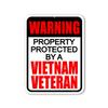 Honey Dew Gifts Tin Metal Property Warning Sign, 9x12 inch, Outdoor, HDG-1307 view 1