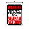 Honey Dew Gifts Tin Metal Property Warning Sign, 9x12 inch, Outdoor, HDG-1307 view 2