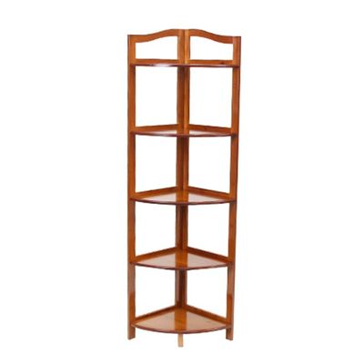 FUFU Bamboo Bookshelf, Economical Bedroom Bookshelf Living Room Floor Personality Creative Children Bookshelf-Select The Size (Size : 5-Tier)
