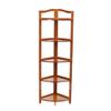 FUFU Bamboo Bookshelf, Economical Bedroom Bookshelf Living Room Floor Personality Creative Children Bookshelf-Select The Size (Size : 5-Tier) view 1