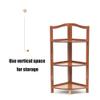 FUFU Bamboo Bookshelf, Economical Bedroom Bookshelf Living Room Floor Personality Creative Children Bookshelf-Select The Size (Size : 5-Tier) view 4