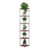 FUFU 5 Tier Corner Shelf Display Shelving Unit Industrial Storage Rack Ladder Bookcase for Living Room Bedroom view 1