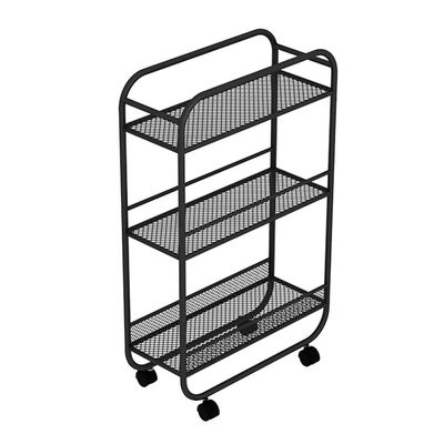 FUFU Storage Bathroom Shelf Floor Multi-Layered Wheeled Side Narrow Slot Trolley