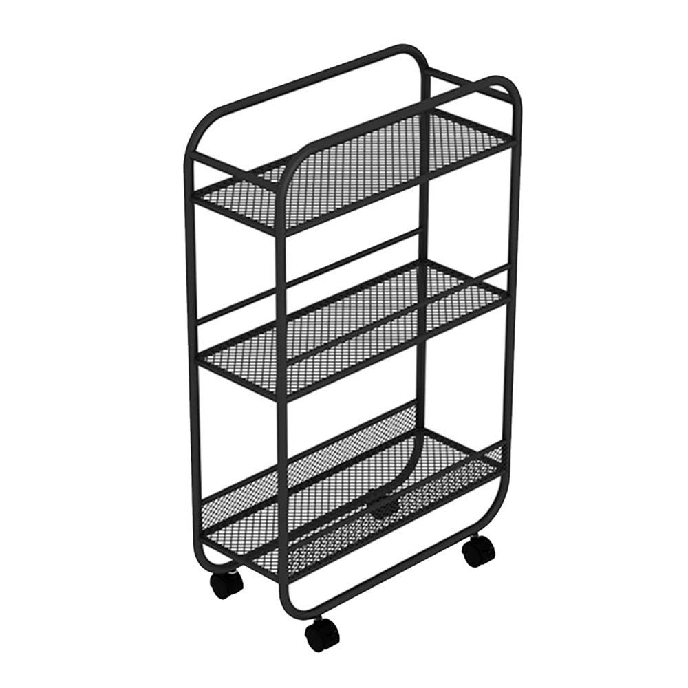 FUFU Storage Bathroom Shelf Floor Multi-Layered Wheeled Side Narrow Slot Trolley