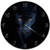 30 Black Leopard Clock Living Room Clock Large 30 Wall Clock Home Dcor Clock view 1