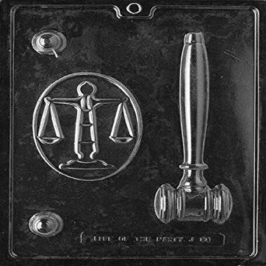 LEGAL KIT GAVEL MOLD (Best) Chocolate Candy Soap cake toppers judge Judges