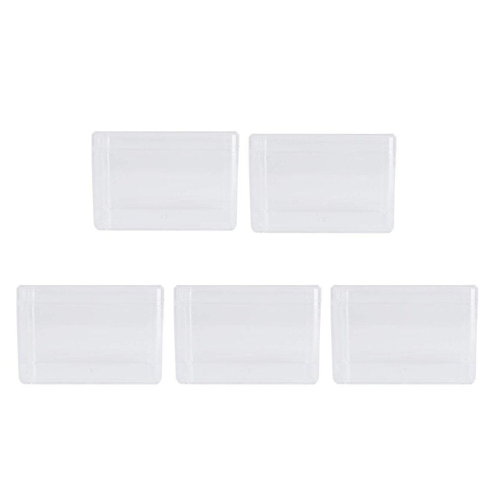 Cabilock 5pcs Model Display Boxes Figurine Storage Case for Collectibles Dolls Statues and Models Convenient and Easy to Use Display Collection Container