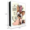 Concept Crystal Decorative Key Storage Cabinet with Glass White Board K07 Dog with Big Eyes view 3