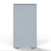 Ghent Partition Room Divider Privacy Screen, Double Sided Vinyl Tack Board, with Aluminum Frame and Full Panel Infill, Silver, 72"H x 48"W, Made in USA (MP7248-8F) view 2