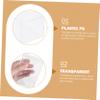 Cabilock 5pcs Figurine Collection Storage Boxes Model Display Case Sturdy Material Decorative Storage Bin Lid view 2