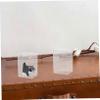 Cabilock 5pcs Figurine Collection Storage Boxes Model Display Case Sturdy Material Decorative Storage Bin Lid view 4
