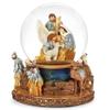 Roman Nativity Double Rotating Wind Up Musical Water Globe view 1