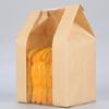 50Pcs Kraft Paper Loaf Bread Packaging Bags, Large PE Coated Bakery Bags with 50 StickersElegant Packaging for Sourdough Loaf, Cookies, and Baked Gifts,12.6"x8.3"x3.9" view 1