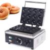 110V Commercial Donut Maker Machine, Electric Stainless Steel 2" Doughnut Maker Double-Sided Heating with Non-stick Plate for Kitchen, Restaurant (12Pcs/Pan 1500W) view 1