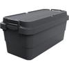 TRUSCO BLKCF-70 Trunk Cargo Storage Box, Flat Top, 15.3 gal (70 L), Black view 1