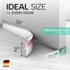 Vellure Door Draft Stopper for Bottom of Door - Premium Door Sweep for Bottom of Door/Weather Stripping Door Seal (Save Energy  installs Quickly and Easily) Door Strip Ideal for view 2