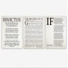 Wallbuddy If Poem Invictus Poem and Desiderata Inspirational Poems Set of 3 (11 x 17, Ivory) view 1