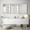 Wallbuddy If Poem Invictus Poem and Desiderata Inspirational Poems Set of 3 (11 x 17, Ivory) view 2