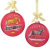 Breyer Horses 2021 Holiday Collection | Artist Signature Ornament - Thoroughbred and Warmblood | Model #700825 view 1