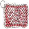 Lodge ACM10R41 Scrubbing pad, One, Red & Seasoned Cast Iron Care Kit view 3