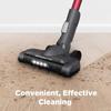 Eureka Lightweight Cordless Stick Vacuum Cleaner Convenient for Hard Floors, Rechargeable Handheld Vacuum Cleaner Portable with Powerful Motor Efficient Suction, RapidClean Pro NEC186, Rose Red view 2