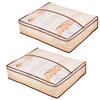 Astro 131-35 Feather Duvet Storage Bag, Set of 2, Single Size, Beige, Non-woven Fabric, Compact, Gentle Compression view 1
