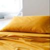 100% Cotton Unique Gypsy Bohemian Solid Dorm Decor Art Indian Boho Decorative Ethnic Comforter Duvet Cover with Pillow Covers (Gold, Queen 90"x90") view 2