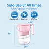 Waterdrop Water Filter Pitcher with 4 Filters, 5X Times Lifetime, Lasts 800 Gallon, for Fridge and Kitchen, Reduces PFOA/PFOS, Chlorine, 7-Cup Capacity, Elfin, Pink view 3